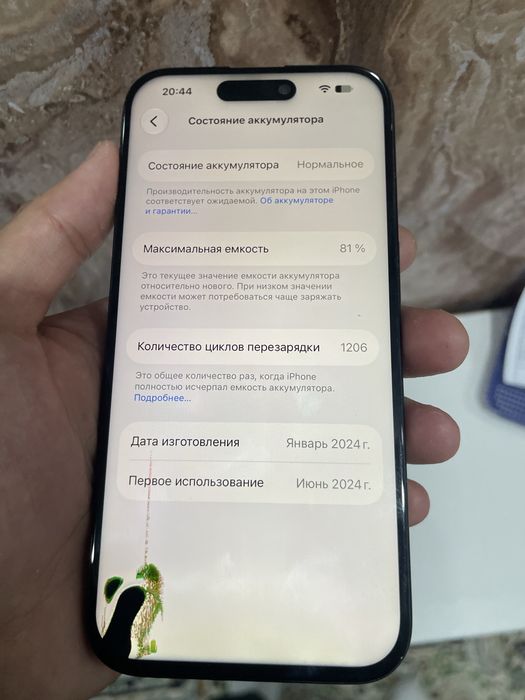 Айфон 15 про 128/81