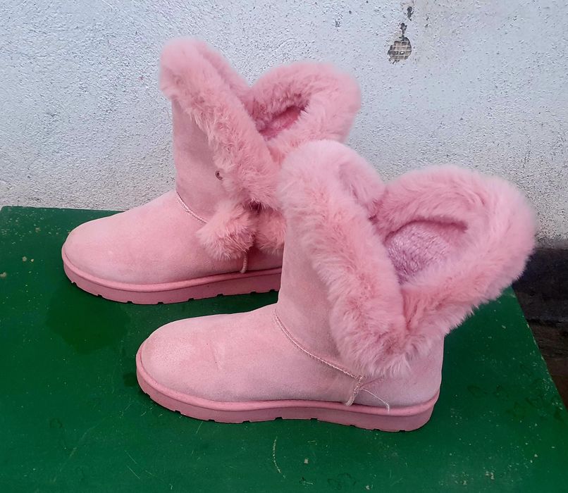Cizme imblanite roz nr.40