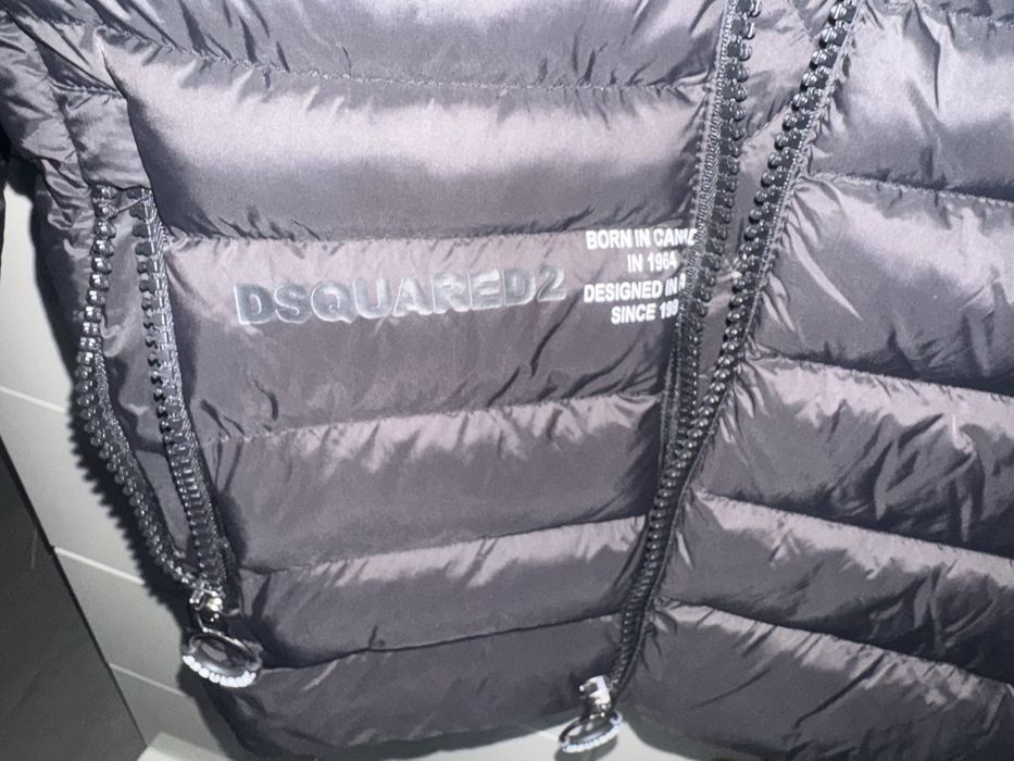 Geaca dsquared2 neagra/albastra
