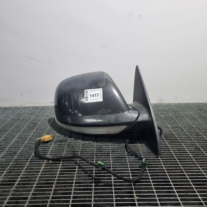 Oglinda dreapta Volkswagen Touareg 7L facelift 2007 - 2011 4 Usi GREY LR7M (1417) Cu ...