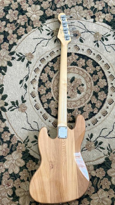 Бас-гитара Fender Jazz Bass 4-струнная, Natural (Lux copy)