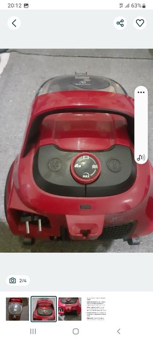 Vând aspirator  beko  .cu  fir