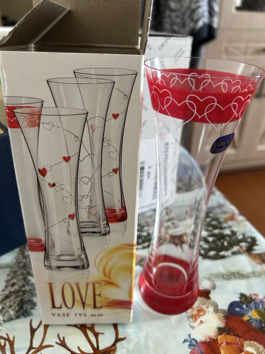 Чешские вазы Bohemia Crystal