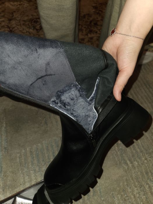 Продам сапоги ботфорты