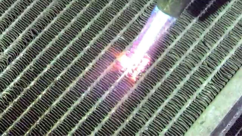 Сварка , пайка трубок кондиционера и радиатора