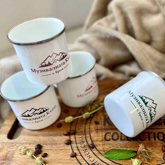 Метално канче със снимки и текст по Ваш избор