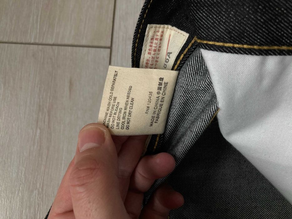 Нови Evisu мъжки черни дънки размер W36 L34