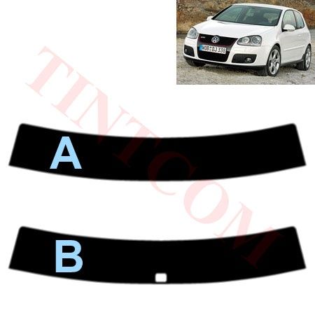 VW Golf V (3 врати, хечбек, 2003- 2007) Фолио за затъмняване на стъкла