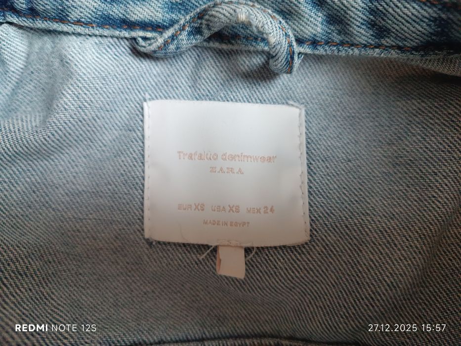Geaca de blugi Zara mărime XS