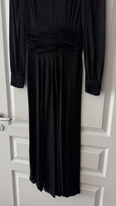 Rochie eleganta midi din matase, Framboise