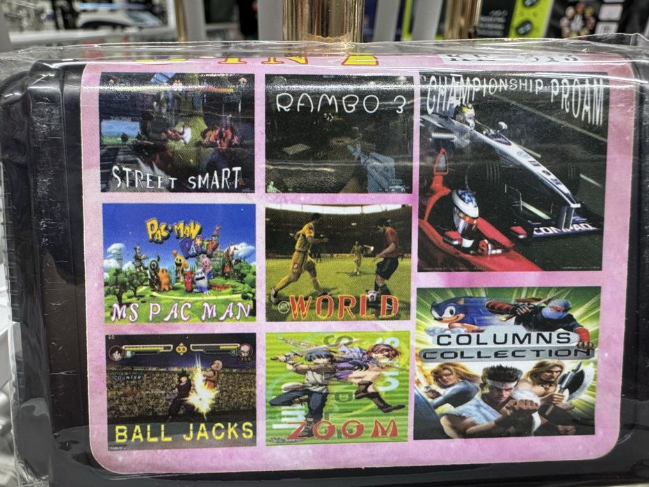 Кассеты Сега Мега драйв