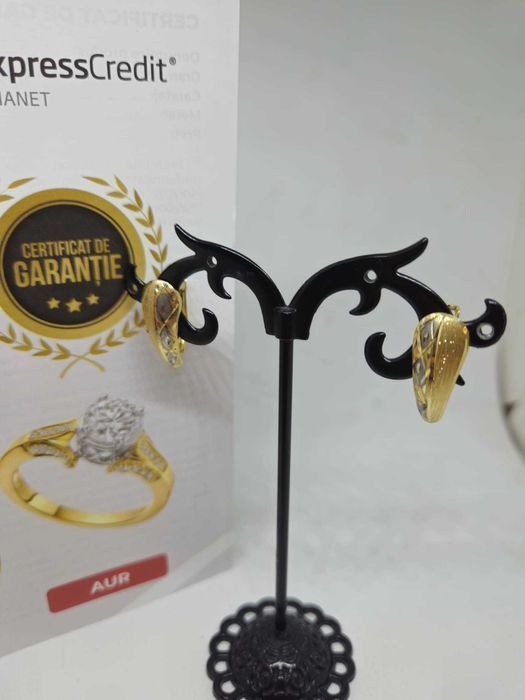 Cercei aur 14k 1.74gr (53488.2 Ag1/30 Pacurari 2) Garantie 2 ani!