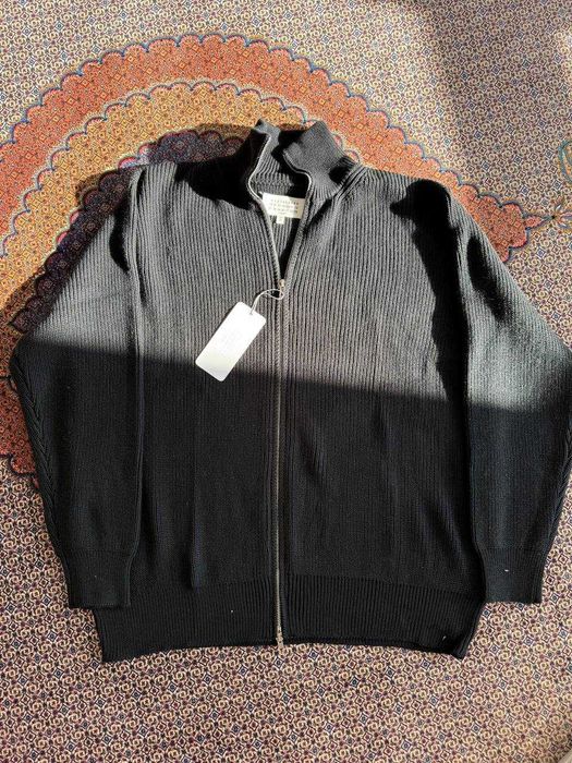 Zip Кофта Maison Margiela MM14 sweater with zip closure