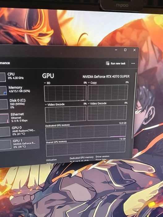 Pc gaming RTX 4070Super 16GB RAM ddr5