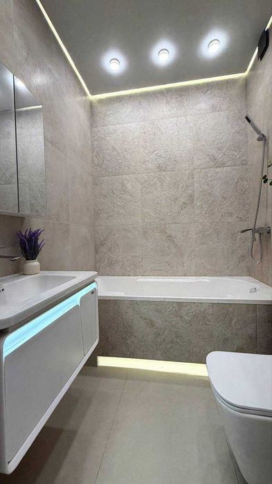 Oz Makon 4 комнатная новый ЕВРО ремонт с обстановкой, кадастр есть