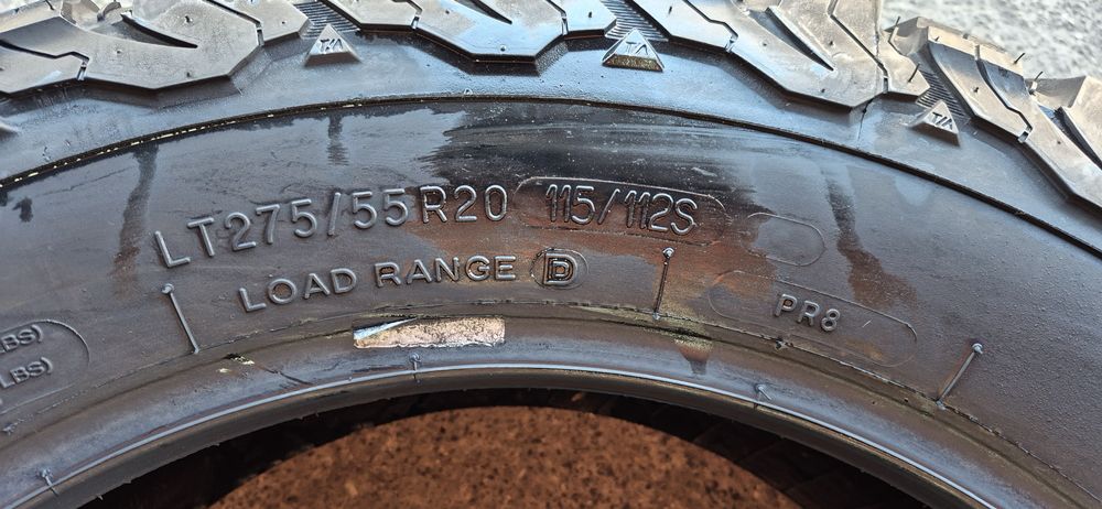 4 anvelope All-Terrain iarna BFGoodrich 275/55/20.Pretul este pe buca