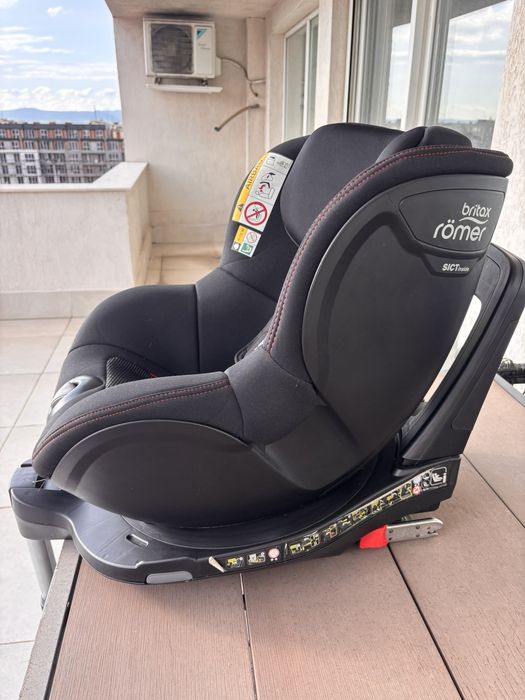 Стол за кола Britax Romer - Dualfix M Plus, IsoFix, i-Size, 61-105 cm, Space Black
