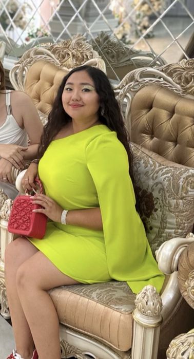 Асимметричное платье Mango