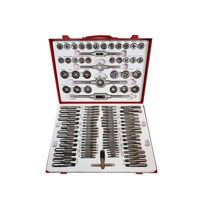 Trusa filiere si tarozi 110 piese, Silver