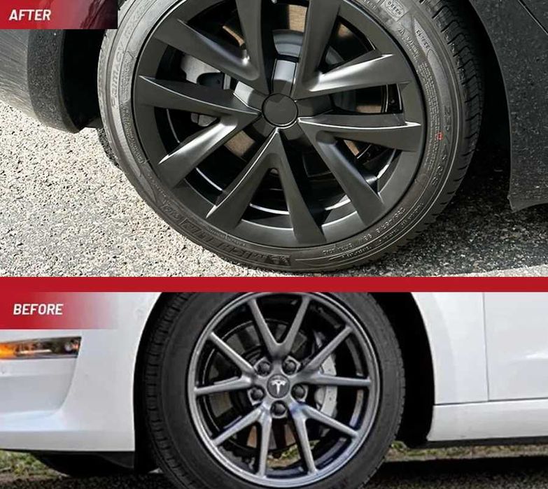 Adesivi Doppio Motore Motivo Scozzese Per Tesla Model 3/Y/X/S - Accessori Auto In ABS Opaco O Lucido (Linea Nera Opaca)