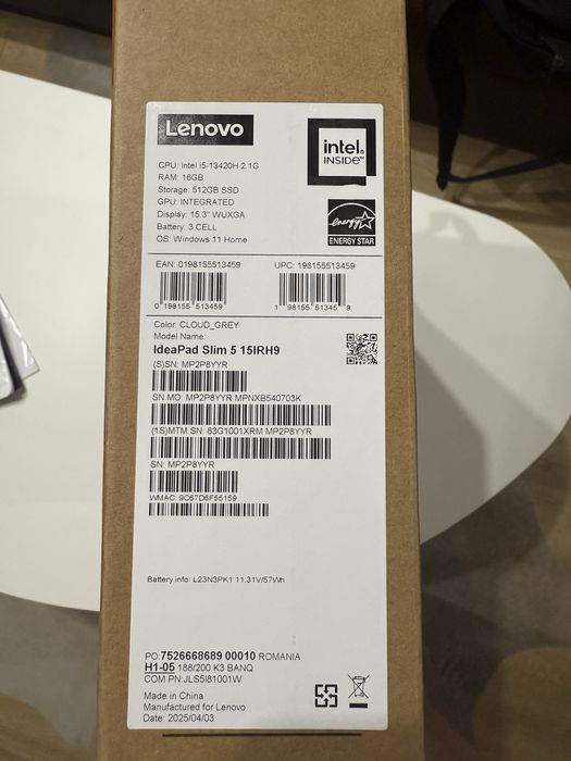 Лаптоп Lenovo IdeaPad Slim 5 15IRH9