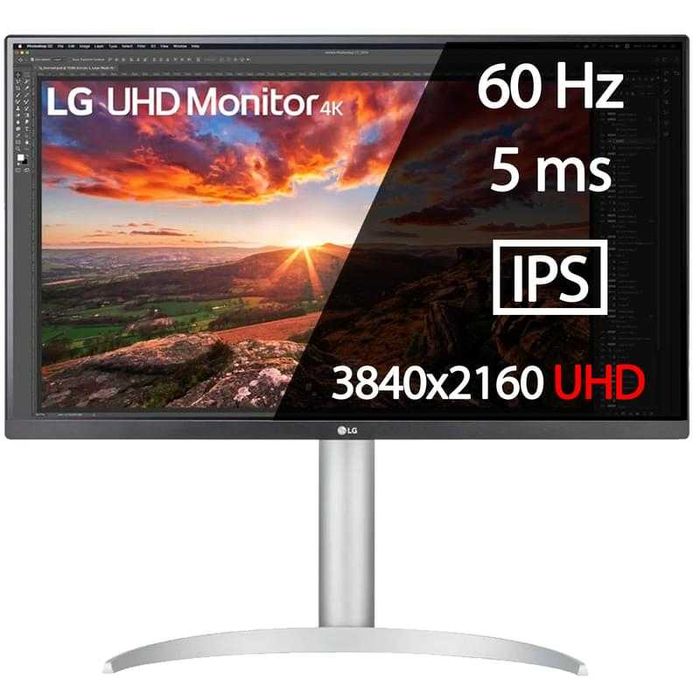 Монитор LG 27UP850N-W 4K IPS