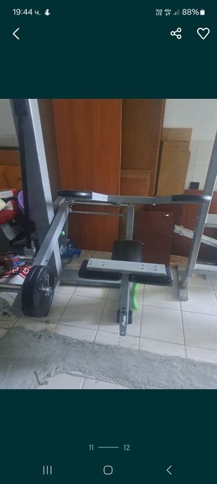 Фитнес оборудване тека teca джангал машина дъмбели лежанка кросоувър