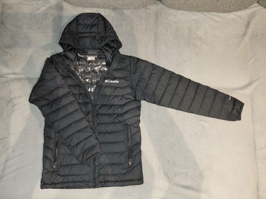 Geacă outdoor 'Powder Lite II'COLUMBIA pe Negru, mărimea S, bărbați