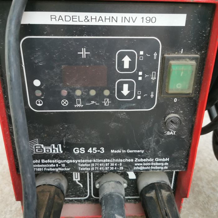 Aparat de sudura pentru pini de izolatie model Bohl GS 45-3