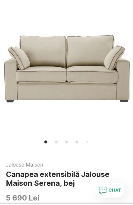 canapea cu pat si saltea