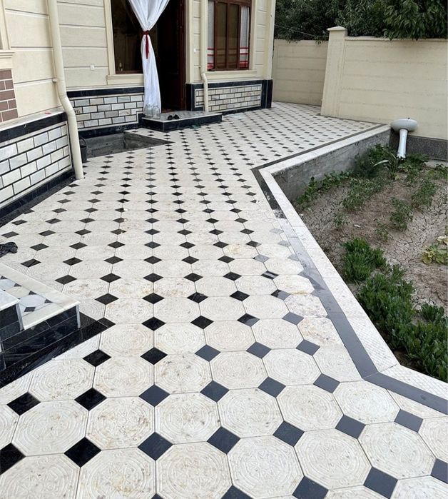 Укладка брсчатки 1500