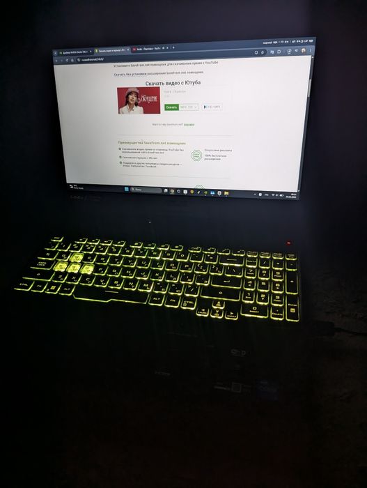 Ноутбук сатылады игравой tuf