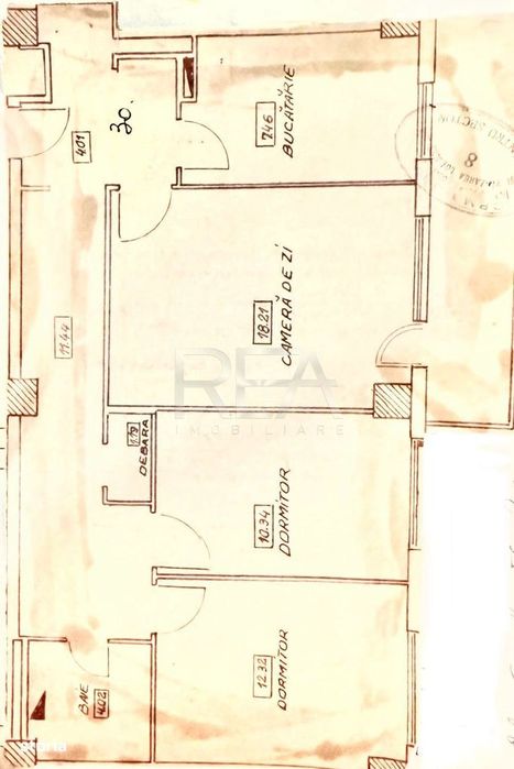 3 camere, 8/11, anvelopat, 73mp, bloc 1978-Apusului- Bdul Iuliu Maniu