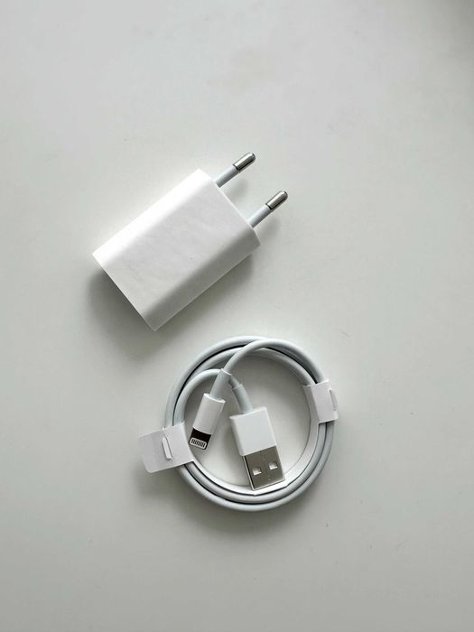 Set IPHONE Cablu Date Lightning, Incarcator priza NOI, casti originale Apple Sigilate