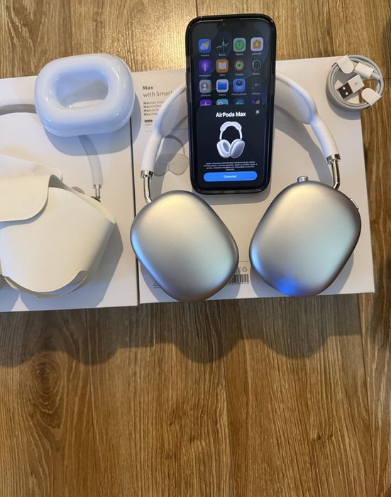 LICHIDARE STOC! Airpods Max Casti Sigilate Albe ANC Premium