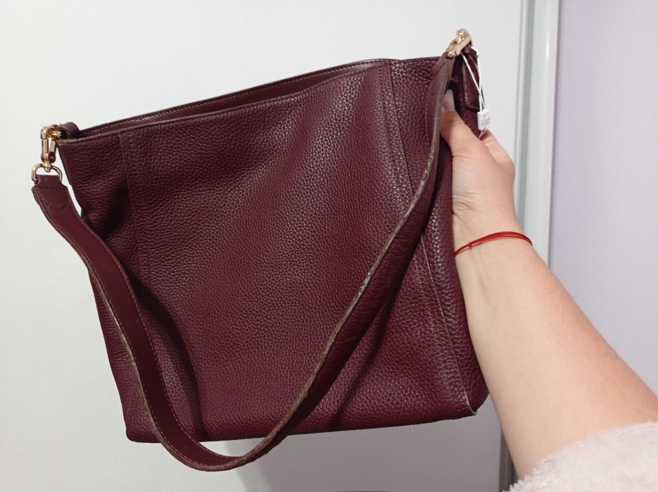 Нова дамска чанта, бордо