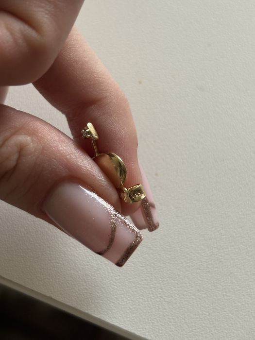 Pandantiv inima cu sageata aur 14k 2 g