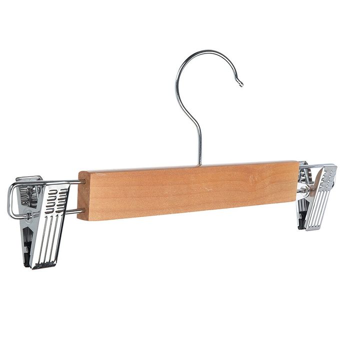 Вешалка для одежды для брюк, юбок, верхней плечики с зажимом 1b