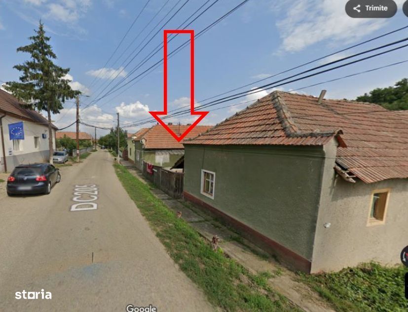 Cota 1/2 din casa si teren
