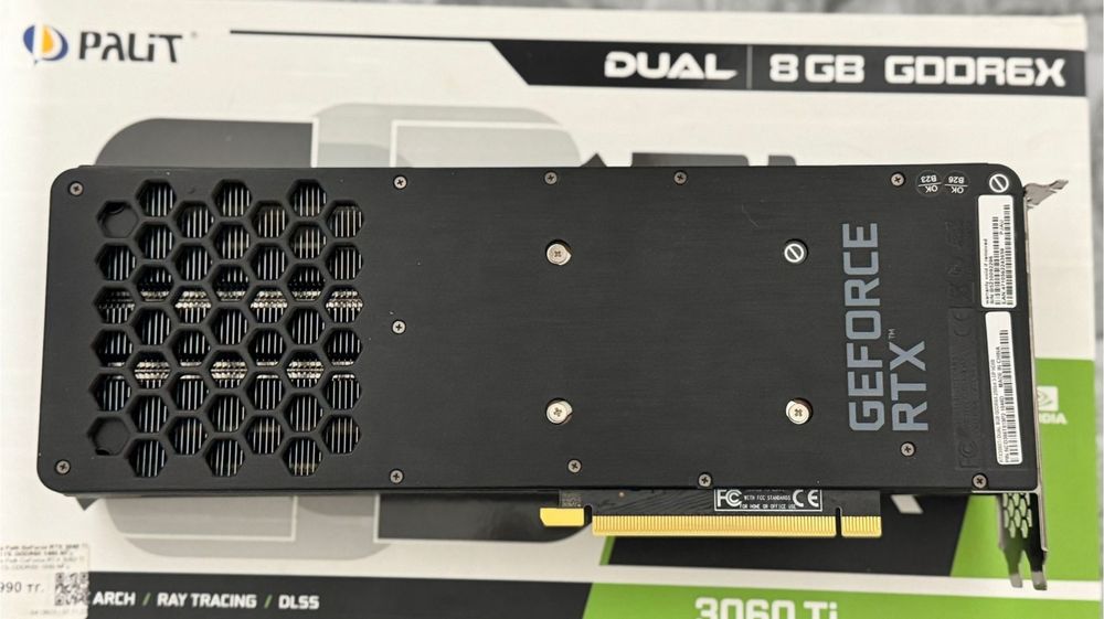 Видеокарта RTX 3060 ti 8gb