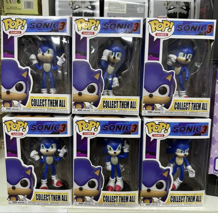 Funko Pop фигурки Соник, фигурка Sonic 3