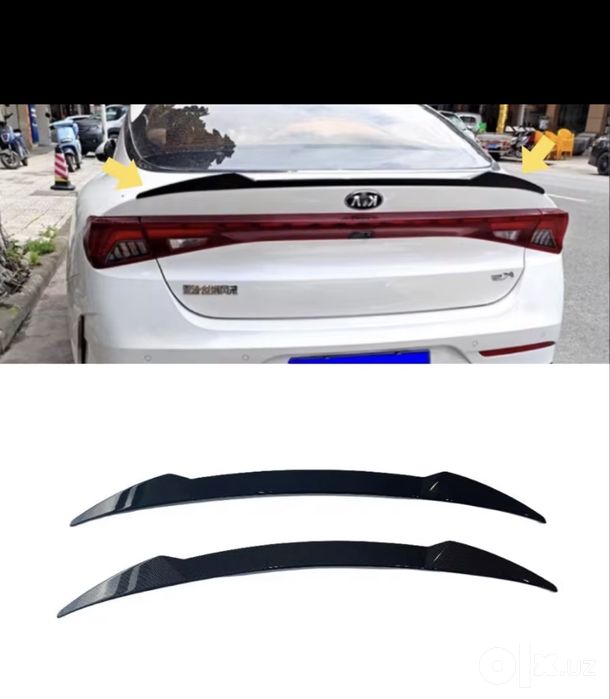 Спойлер на багажник узкий Бэтман kia k5