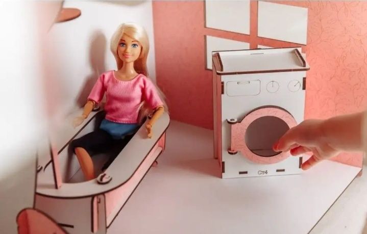 Кукольный дом и мебель для Барби
