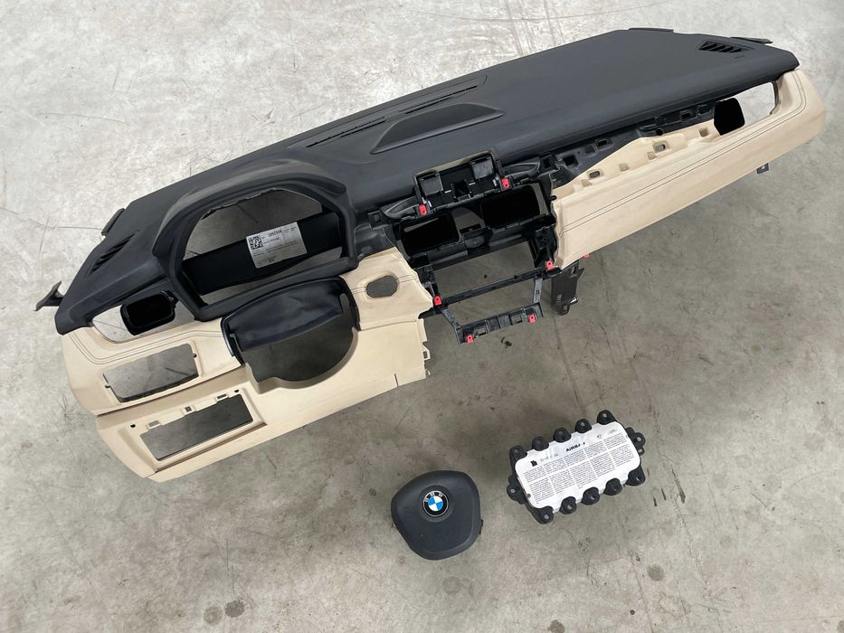 kit airbag negru - crem Bmw seria 2 F45 Active Tourer /F46 Gran Tourer