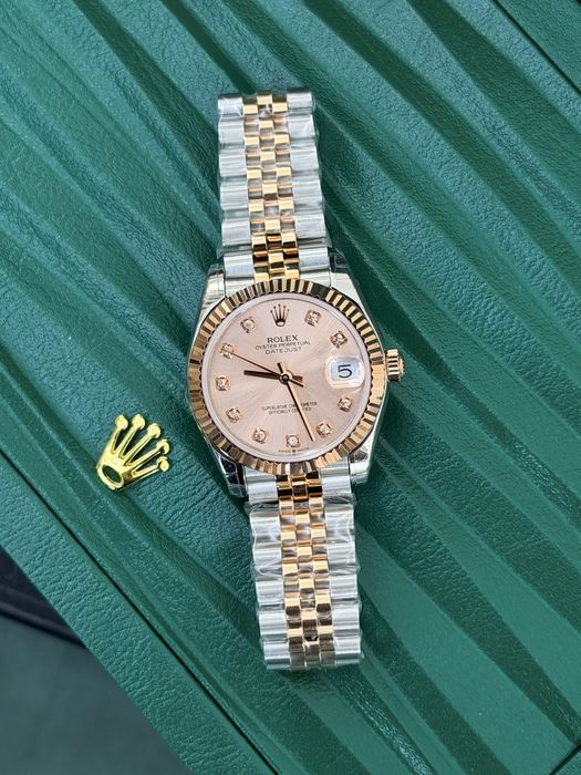 Rolex Date-Just Diamond 31 Everose Gold