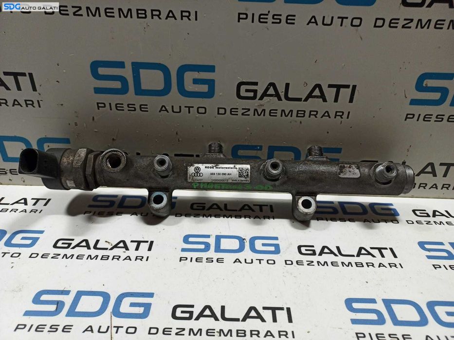 Rampa Presiune Injector Injectoare cu Senzor Regulator Audi A4 B8 2.7 3.0 TDI CAMA CAMB CGKA CGKB CCWA CCWB 2008 - 2012 Cod 059130090AH [X3468]