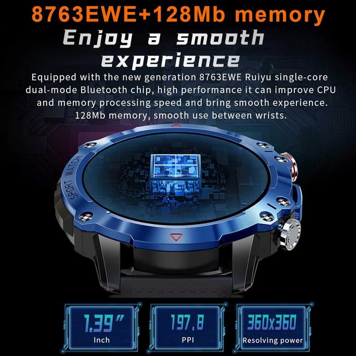 Ceas smartwatch inteligent KR 10