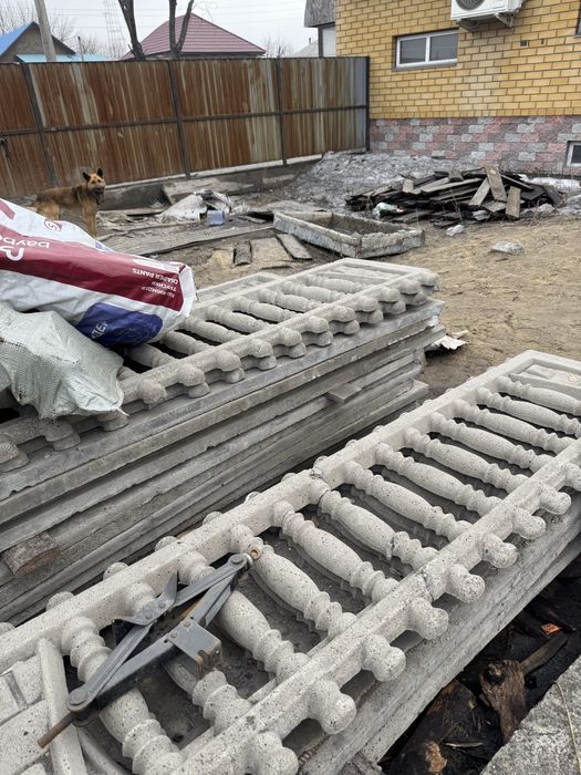 Забор бетонный б/у