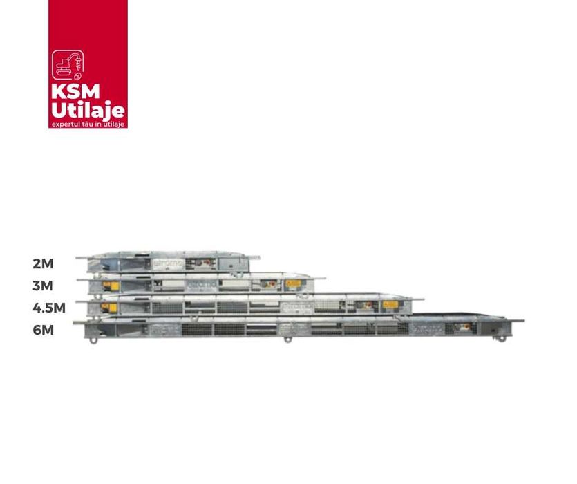 Banda Transportoare Electrica 2m 3m 4.5m 6m | Portabila | KSM Utilaje