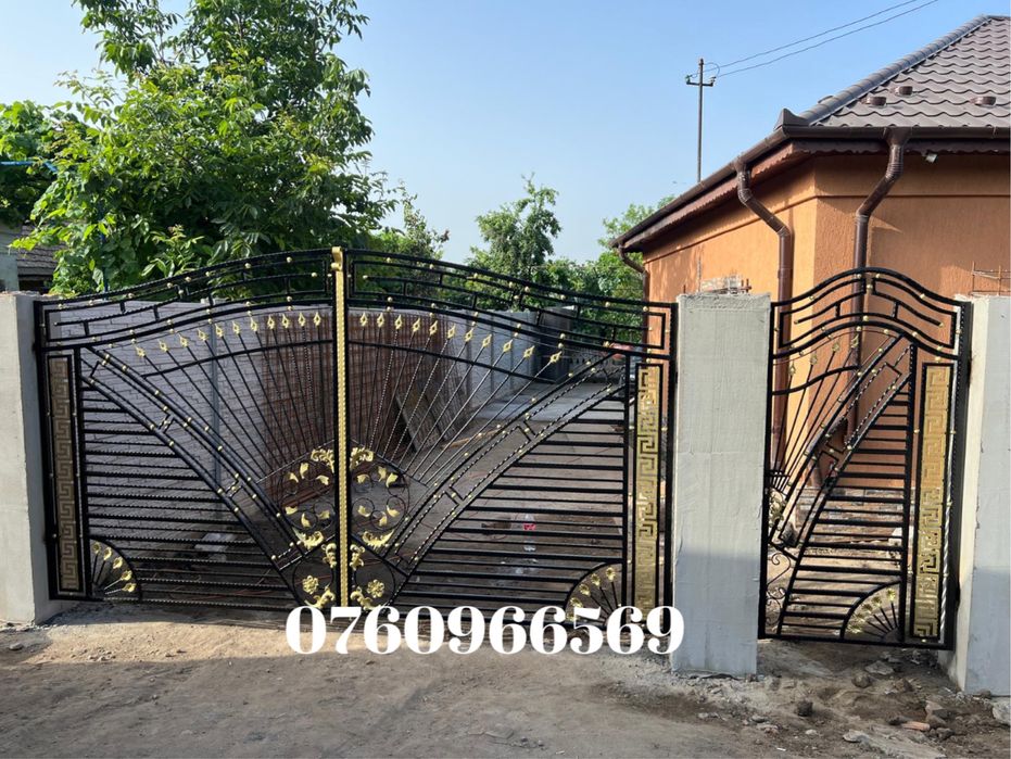 Porti metalice sau din fier forjat